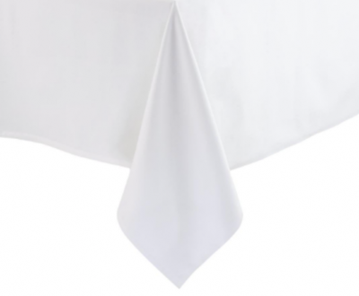 Nappe blanche 140x250 100% polyester